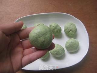 艾叶青团的做法步骤:6