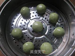 艾叶青团的做法步骤:8
