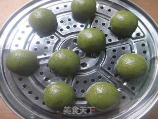 艾叶青团的做法步骤:9