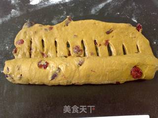 红糖蔓越莓包的做法步骤:10