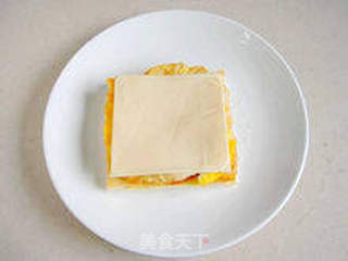 【火腿奶酪三明治】--- 吃不腻的经典味的做法步骤:7