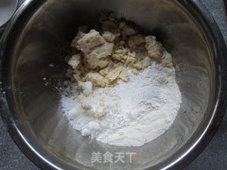 爆浆芝士豆渣球的做法步骤:2