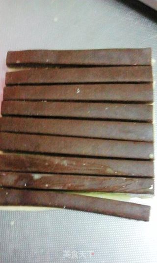 棋格饼干的做法步骤:8