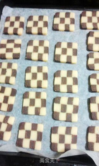 棋格饼干的做法步骤:11