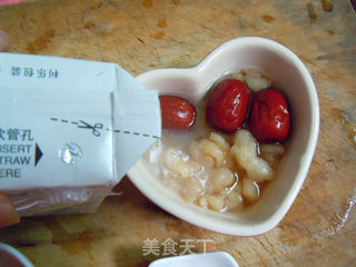 【牛奶雪蛤膏】的做法步骤:6
