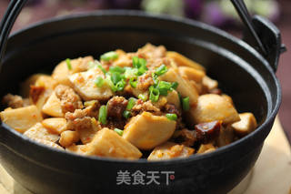 肉末酱爆杏鲍菇的做法步骤:11