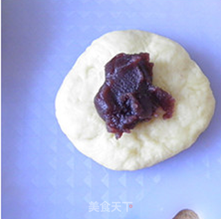 【红豆面包】-------开心做烘焙的做法步骤：8