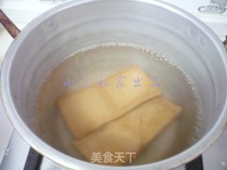 香椿拌豆干的做法步骤：3