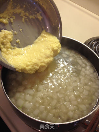 鲜味玉米冬瓜羹的做法步骤:12
