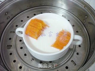 木瓜炖奶的做法步骤:5