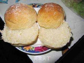 金枪鱼早餐汉堡的做法步骤：2