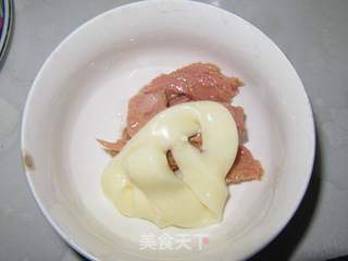 金枪鱼早餐汉堡的做法步骤：9