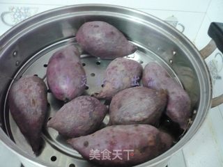 紫薯银耳羹的做法步骤:2