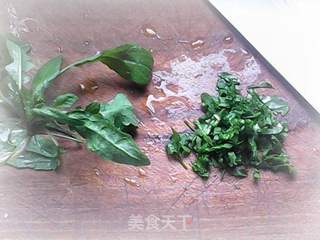 荠菜蒸蛋羹的做法步骤:4