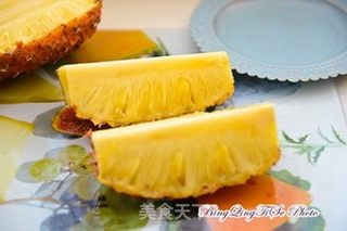 原汁机食谱 - 菠萝香瓜陈皮饮料的做法步骤：4