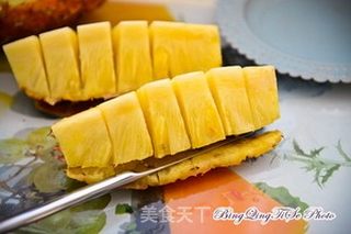 原汁机食谱 - 菠萝香瓜陈皮饮料的做法步骤:6