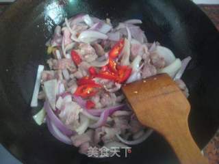 黑椒肉片的做法步骤:6