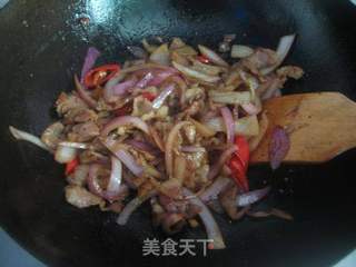 黑椒肉片的做法步骤：8