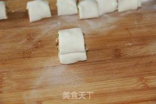 肉末花卷的做法步骤:10