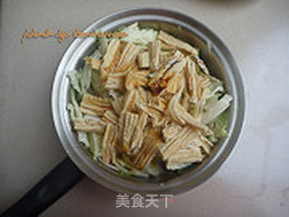 白菜腐竹的做法步骤:4