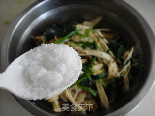 菠菜拌鸡丝的做法步骤:6