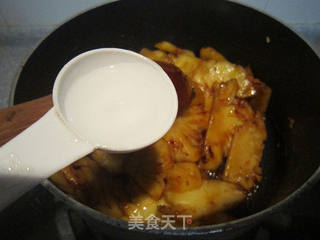 焦糖菠萝翻转蛋糕的做法步骤:6