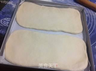 黄桃乳酪面包的做法步骤:3
