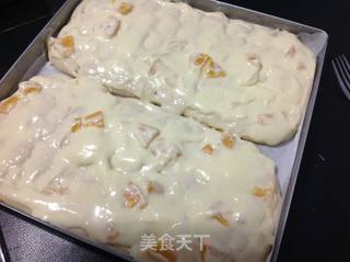 黄桃乳酪面包的做法步骤:5