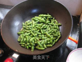 炒毛豆的做法步骤:5