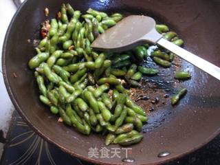 炒毛豆的做法步骤:8