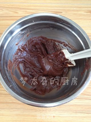 巧克力杏仁曲奇的做法步骤:4