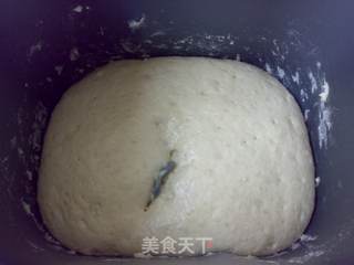 三色果干吐司的做法步骤:4