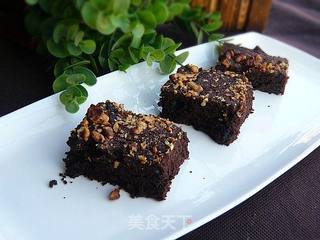 午后能量小点心——巧克力布朗尼的做法步骤:9