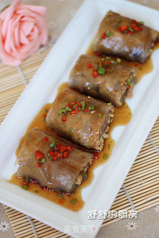 薯粉蒸肉的做法步骤:16