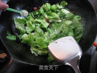 豆豉鲮鱼生菜的做法步骤:6