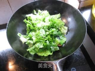 豆豉鲮鱼生菜的做法步骤:5