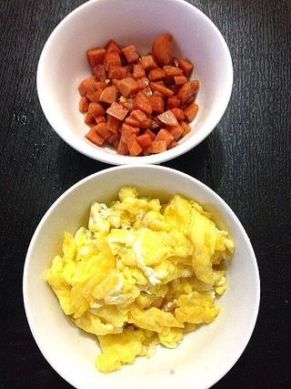 五彩菠萝饭的做法步骤:8