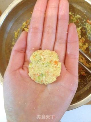 健康美味豆渣饼的做法步骤:5