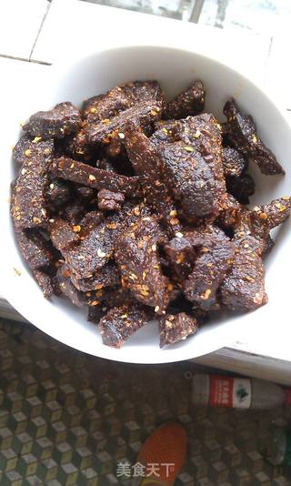 麻辣牛肉干的做法步骤:4