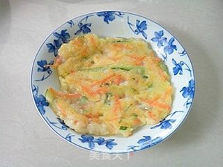 蔬菜米饭饼的做法步骤:9