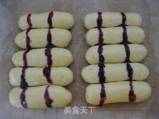 蓝莓果酱小排包的做法步骤:9