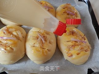 长帝3.5版烤箱试用:洋葱火腿肠面包的做法步骤:19