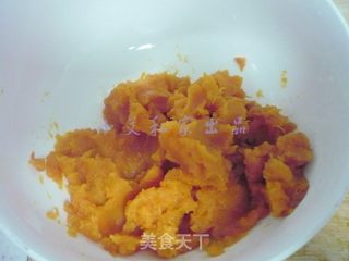 小南瓜豆沙包的做法步骤:3