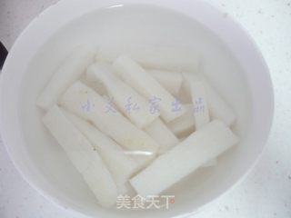 醪糟醉山药的做法步骤:4
