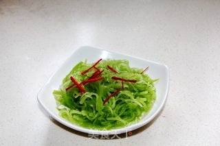 葱油莴笋的做法步骤:7
