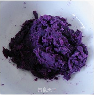 【紫薯馒头】----为馒头添色添彩的做法步骤：2