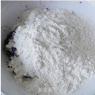 【紫薯馒头】----为馒头添色添彩的做法步骤：3