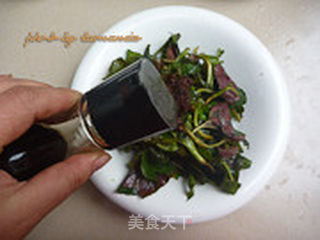 凉拌鱼腥草的做法步骤:4