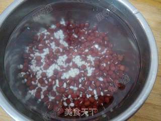 红薯红豆米糊的做法步骤:2