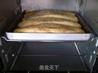 奶香芝麻排包的做法步骤:12